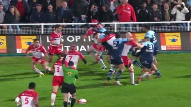 VIDEO. Pro D2 - L'Aviron Bayonnais remporte le derby basque marqué par une jolie bagarre