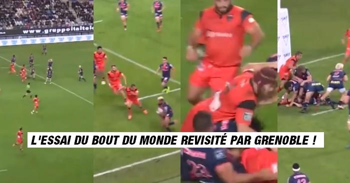 VIDÉO. PRO D2 : l'essai d'anthologie de Grenoble après 15 temps de jeu et 2 minutes 25 sans interruption