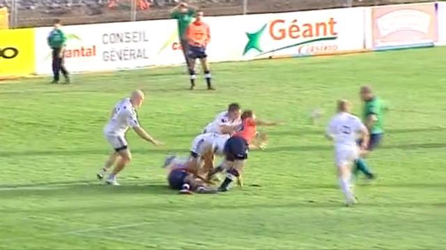 VIDEO. Pro D2 : L'énorme percée d'Aurillac...qui se termine sur l'arbitre