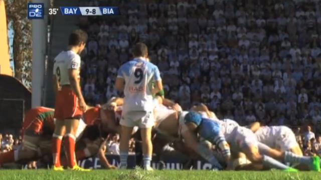 RESUME VIDEO. Pro D2 : l'Aviron Bayonnais s'impose face au Biarritz Olympique dans un derby basque de folie