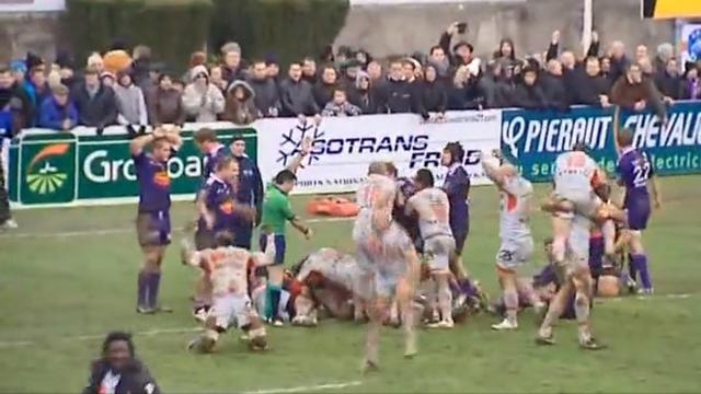 VIDEO. Pro D2 : Le LOU crucifie Bourg-en-Bresse avec un essai en force à la dernière seconde