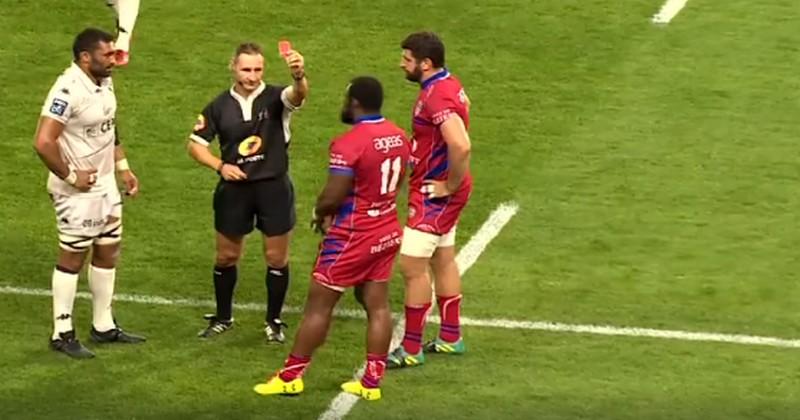 Pro D2 - Tawalo n'échappe pas au rouge après son plaquage dangereux sur Adrien Bau [VIDÉO]