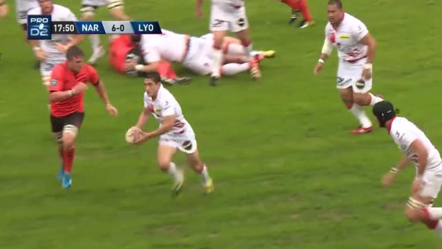 VIDEO. Pro D2 - LOU : la valise de Baptiste Couilloud pour l'essai de 65 mètres