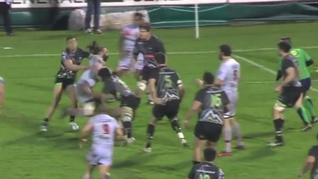 VIDEO. Pro D2 : Le plaquage très haut sur Sébastien Chabal et la belle victoire de Lyon à Pau