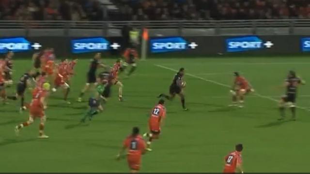 RESUME VIDEO. Pro D2 - LOU - Aurillac. Mosese Ratuvou ridiculise la défense lors du festival d'essais de Lyon