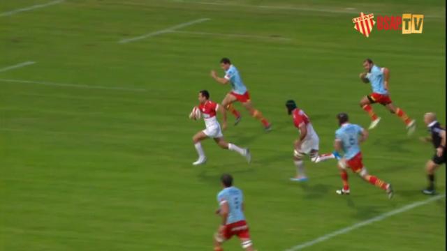 VIDEO. Pro D2. Rodney Davies met les cannes pour conclure une superbe action de Biarritz face à l'USAP 