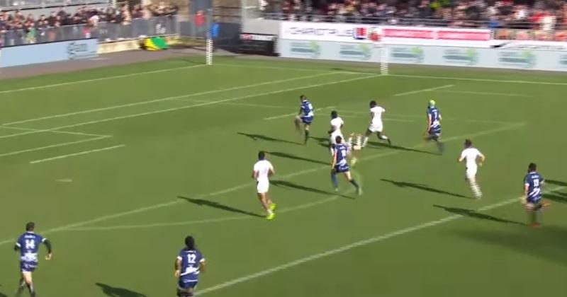 Pro D2 - Vannes : la valise d'Anthony Bouthier pour le superbe essai en solitaire face au SA XV [Vidéo]