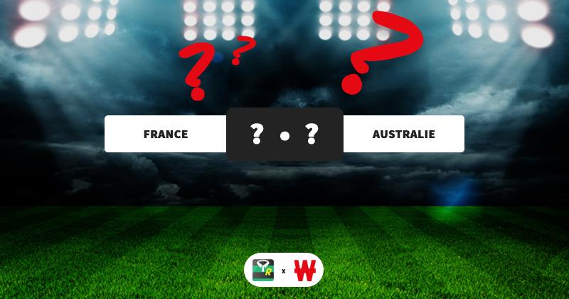 PRONOSTICS. Une 11e victoire de rang pour la France face à l'Australie ?