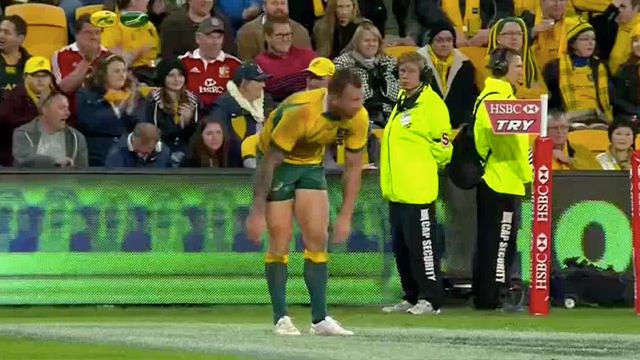 VIDÉO. Quade Cooper manque d'offir un essai aux Springboks après une passe suicidaire