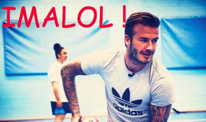 Quand Imanol trolle les journalistes avec une photo de David Beckham...