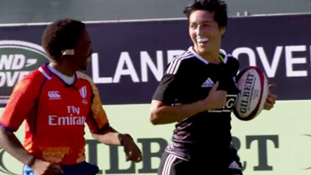 VIDÉO. INSOLITE : Quand l'arbitre fait la course avec une joueuse néo-zélandaise au Dubaï Sevens