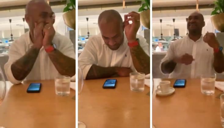 VIDEO. Quand Nemani Nadolo célèbre la victoire des Fidji... en plein dîner romantique !