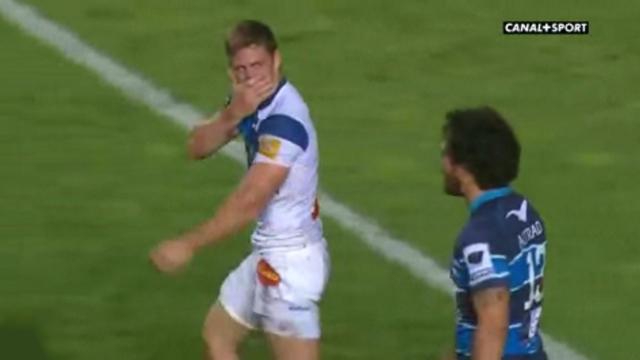 GIF. Top 14 - Quand Rory Kockott se moque de René Ranger après sa grosse boulette  