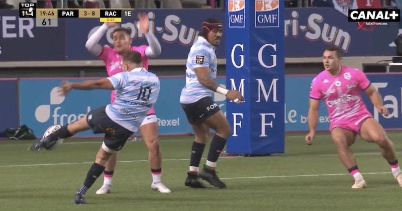 VIDÉO. TOP 14. Chandelle, passe au pied vers l’arrière… Vous avez vu cet essai de Wade face au Stade Français ?