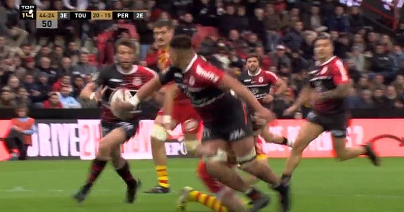 VIDEO. Top 14. Raffut, cadrage, chistera, Tolofua fait le show pour l'essai de Médard