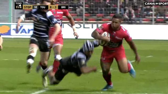 VIDÉO. David Smith inscrit 4 essais contre le CA Brive et provoque la mobilisation des supporters du RCT sur Twitter