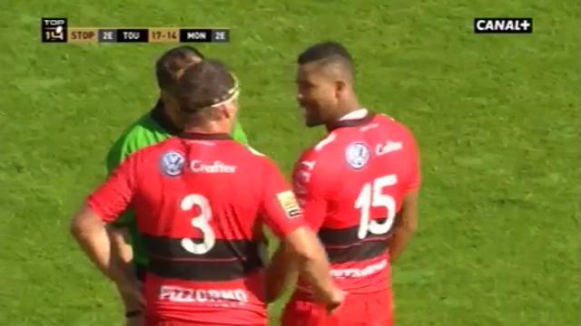 VIDÉO. INSOLITE. RCT - MHR : Quand Delon Armitage parle mal à son capitaine...