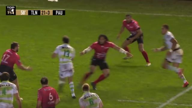 VIDÉO. RCT - Pau. Conrad Smith enrhume Ma'a Nonu et marque un superbe essai