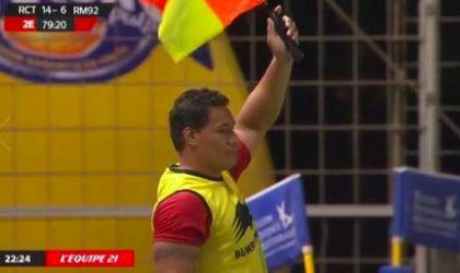 VIDEO. Chris Masoe se reconvertit comme arbitre de touche