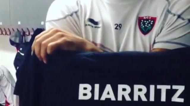 VIDEO. RCT : Virgile Bruni envoyé à Biarritz par son équipementier