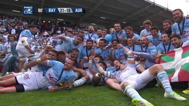 Pro D2 : un record pour la finale entre l'Aviron Bayonnais et le Stade Aurillacois