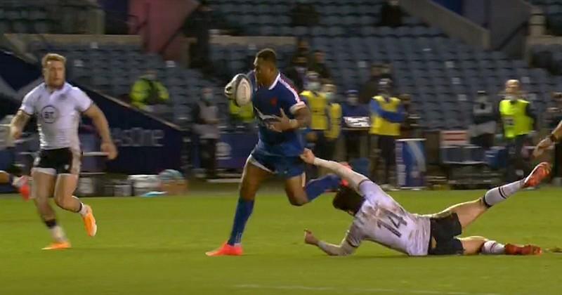 En puissance, Vakatawa conclut la superbe attaque en première main des Bleus [VIDEO]