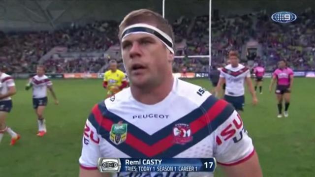 VIDEO. Rugby à 13 - Rémi Casty s'arrache pour inscrire le premier essai d'un Français en NRL