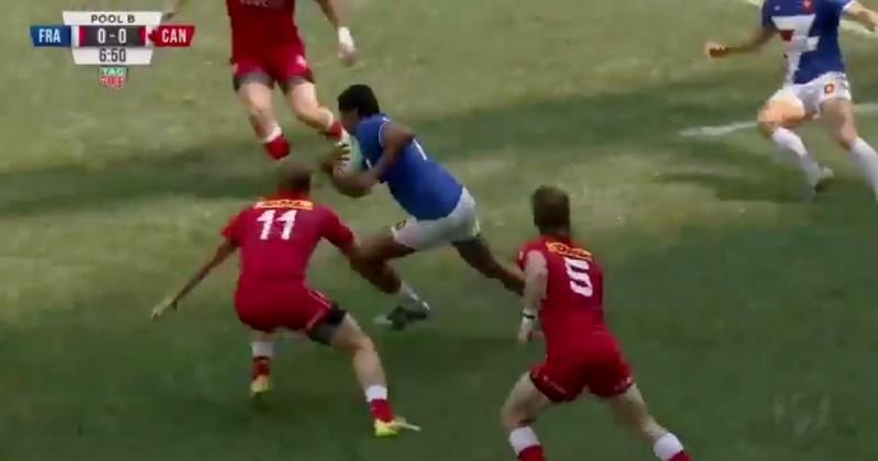 Hong Kong 7s - Rémi Siega mystifie le Canada sur 80m et envoie la France en Cup [VIDÉO]