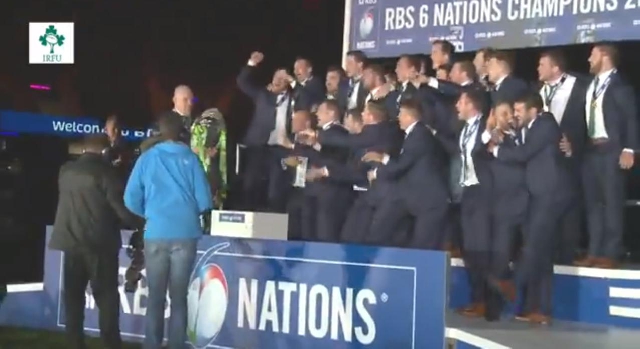 VIDÉO. VI Nations. Vivez le titre irlandais au cœur du groupe après le match Angleterre - France