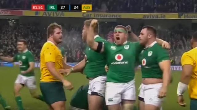 RÉSUMÉ VIDÉO. Après les Boks et les Blacks, l'Irlande se paye les Wallabies (27-24)