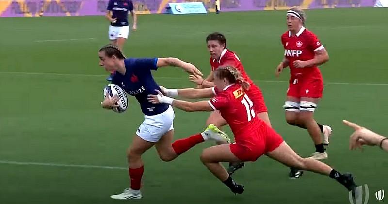 RESUME VIDEO. Le XV de France féminin renversé par la furia du Canada