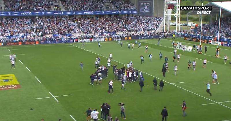 Revivez la fin de match complètement dingue, et la pénalité de Bustos Moyano qui envoie Bayonne en Top 14 [VIDEO] !