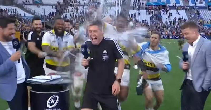 VIDÉO. La surprise du chef ! O’Gara a pris l’averse en direct sur BT Sport