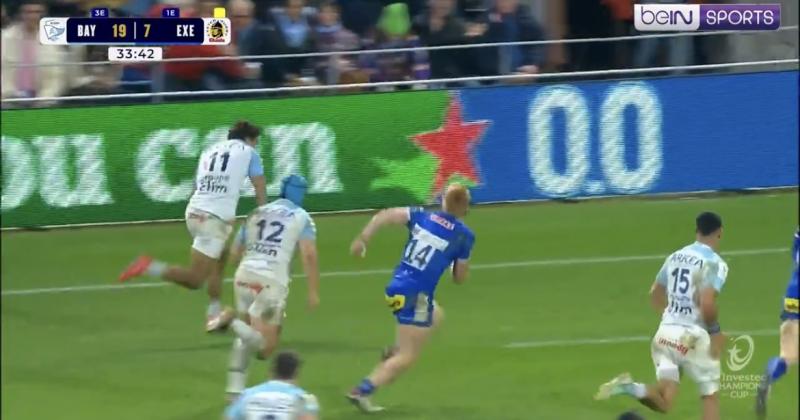 CHAMPIONS CUP. VIDÉO. 70m parcourus, 12 passes réussies, l'essai totalement fou des Bayonnais face à Exeter !