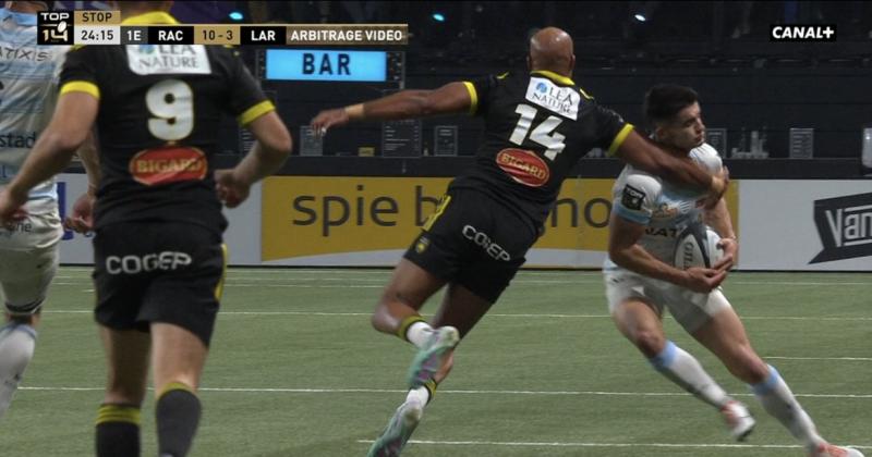 VIDÉO. TOP 14. D’une cravate à faire pâlir un Samoan, Teddy Thomas arrache la tête de Le Garrec