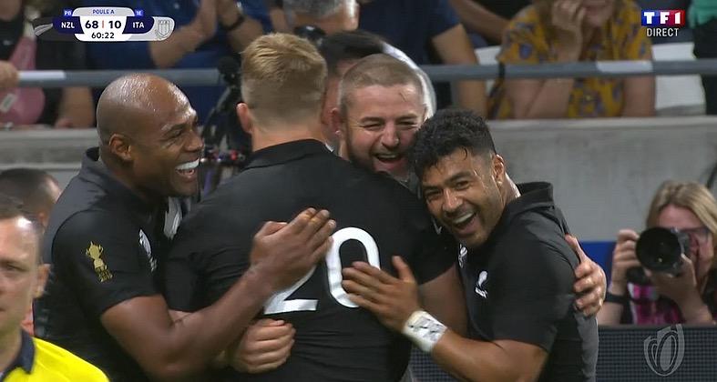 COUPE DU MONDE. En mode rouleau compresseur, les All Blacks écrasent l'Italie !