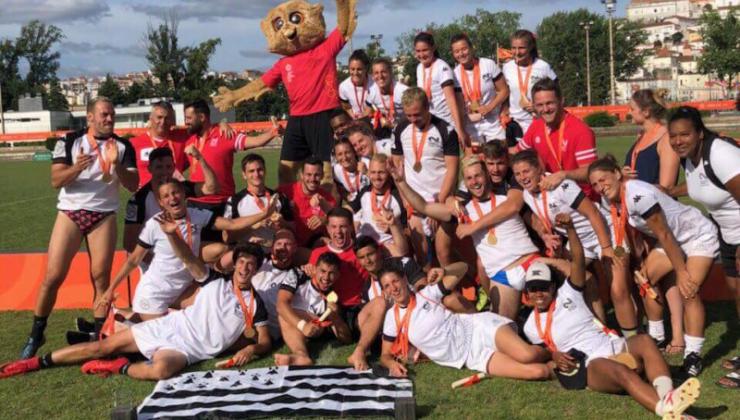 RUGBY À 7 : l'Université Rennes 2 sur le toit de l'Europe !