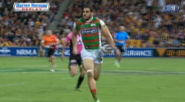 VIDÉO. Rugby à XIII. NRL : Greg Inglis bat 7 défenseurs pour marquer un essai de 80 mètres