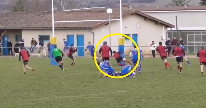 Rugby Amateur : à Tournus, on monte en pointe pour... plaquer un poteau d'en-but ! [Vidéo]