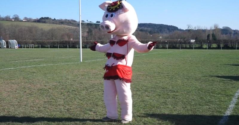 VIDÉO. Rugby Amateur : la cochonne du RC Lapalisse fait la promotion du derby face à Varennes-sur-Allier