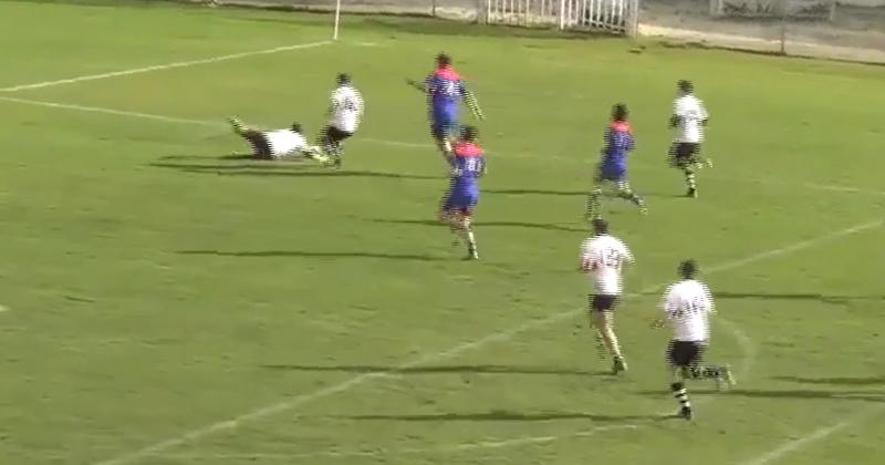 Rugby Amateur : le bel essai de Montélimar après la course folle de son géant de la 2ème-ligne ! [VIDEO]