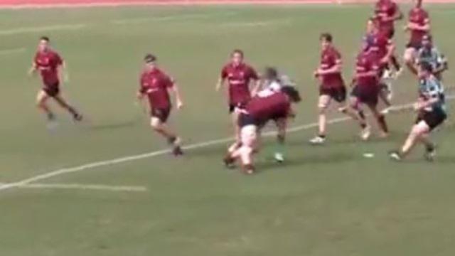 VIDEO. Rugby amateur #65 : quand un demi de mêlée abuse du travers et se fait désosser