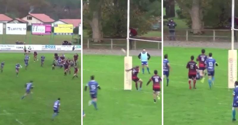 Rugby Amateur : Sébastien Fauqué à l'origine d'un essai... casquette avec Anglet [Vidéo]