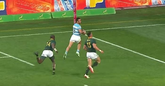 VIDEO. Rugby Championship : le magnifique essai de 80m de l'Argentine n'empêche pas la victoire des Springboks