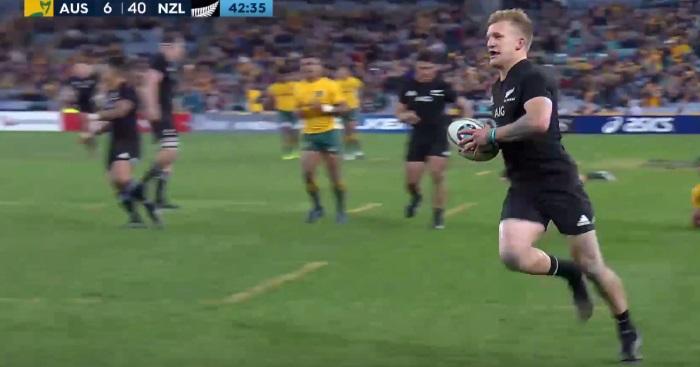 RÉSUMÉ VIDÉO. Avec huit essais, les All Blacks passent les Wallabies à la moulinette en ouverture du Rugby Championship