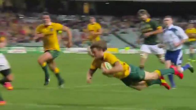 VIDEO. Rugby Championship. Rob Horne crucifie les Springboks après une sublime attaque des Wallabies