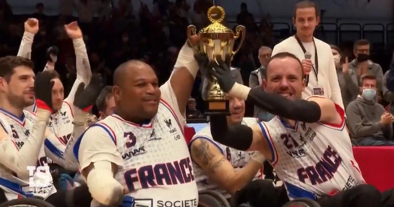 VIDEO. Cocorico ! La France réalise l’exploit et devient championne d’Europe de rugby-fauteuil