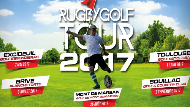 PHOTOS. Le RugbyGolf Tour 2017 débarque du 7 mai au 3 septembre dans cinq villes de France !