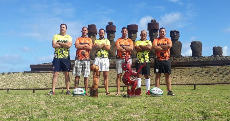 VIDEO. Plongez au cœur d'un tournoi de rugby exceptionnel sur l'île de Pâques, au milieu des Moaï
