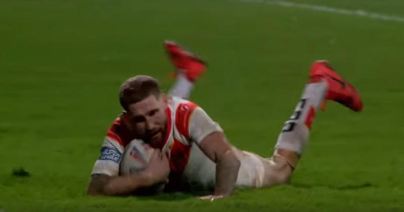 Sam Tomkins profite d'un cafouillage pour inscrire son premier essai avec les Dragons Catalans [Vidéo]